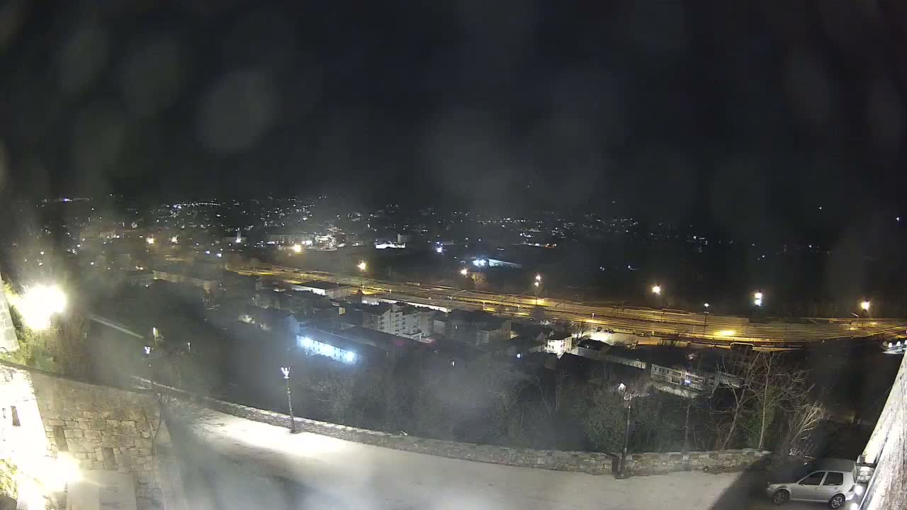 Knin  Skyline from Knin Castle Live Cam - Knin, Šibenik-Knin, Croatia