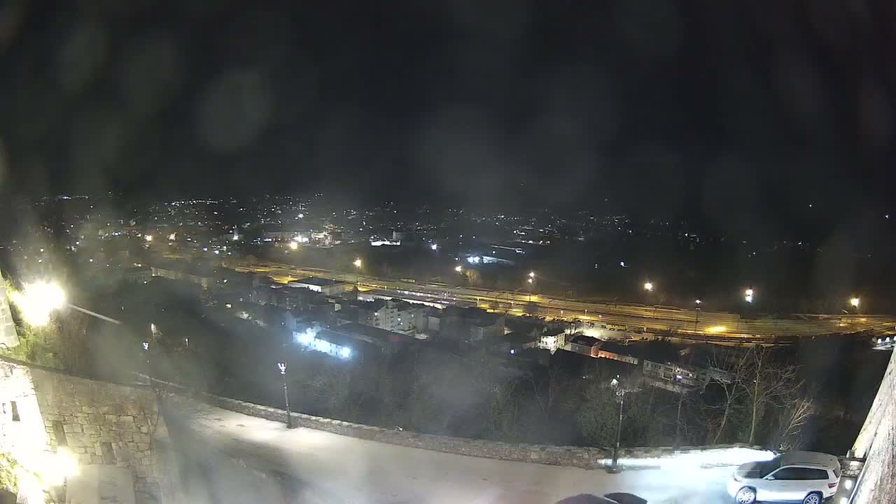 Knin  Skyline from Knin Castle Live Cam - Knin, Šibenik-Knin, Croatia