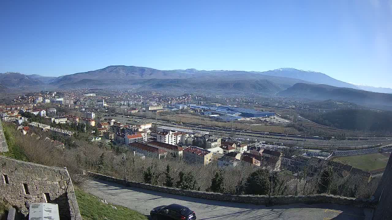 Knin  Skyline from Knin Castle Live Cam - Knin, Šibenik-Knin, Croatia