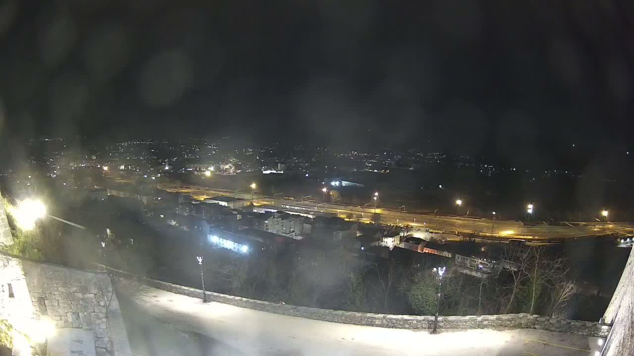 Knin  Skyline from Knin Castle Live Cam - Knin, Šibenik-Knin, Croatia