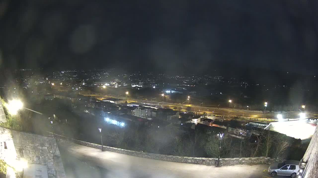 Knin  Skyline from Knin Castle Live Cam - Knin, Šibenik-Knin, Croatia