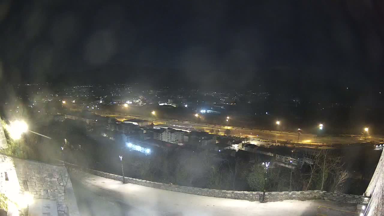 Knin  Skyline from Knin Castle Live Cam - Knin, Šibenik-Knin, Croatia