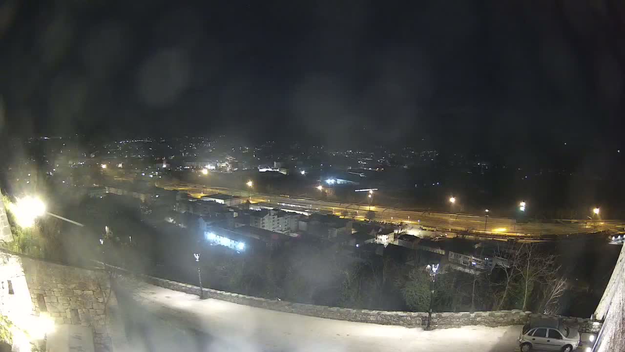 Knin  Skyline from Knin Castle Live Cam - Knin, Šibenik-Knin, Croatia