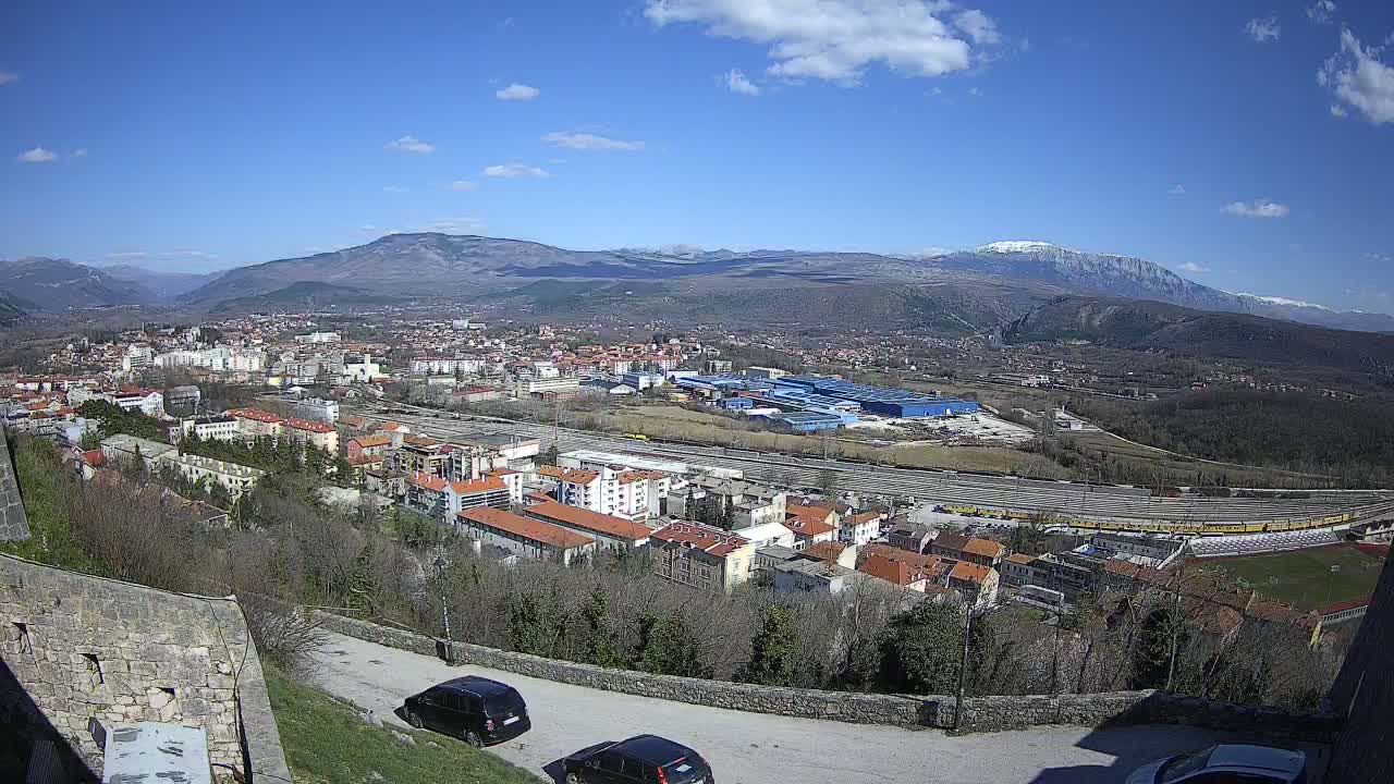 Knin  Skyline from Knin Castle Live Cam - Knin, Šibenik-Knin, Croatia