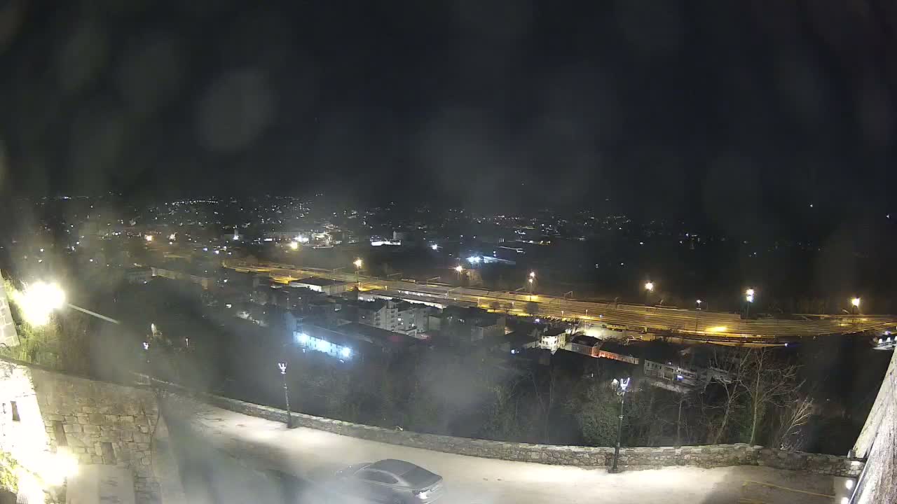 Knin  Skyline from Knin Castle Live Cam - Knin, Šibenik-Knin, Croatia