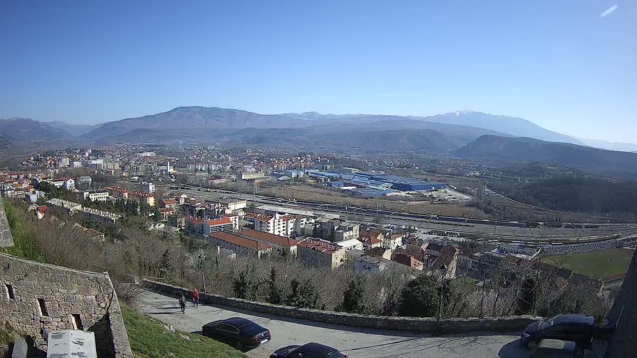 Knin  Skyline from Knin Castle Live Cam - Knin, Šibenik-Knin, Croatia