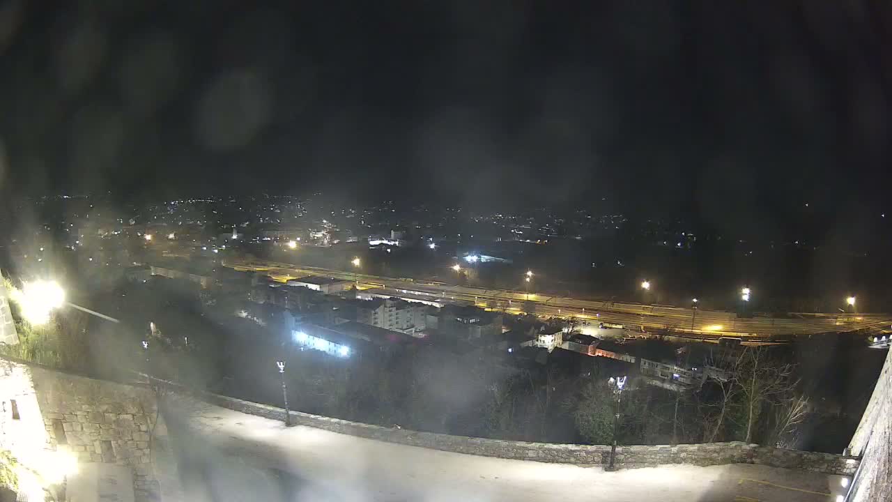 Knin  Skyline from Knin Castle Live Cam - Knin, Šibenik-Knin, Croatia