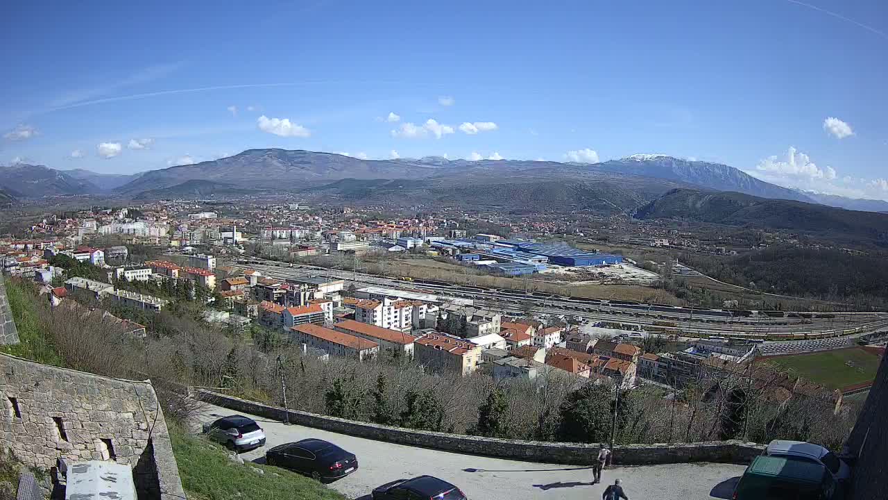 Knin  Skyline from Knin Castle Live Cam - Knin, Šibenik-Knin, Croatia