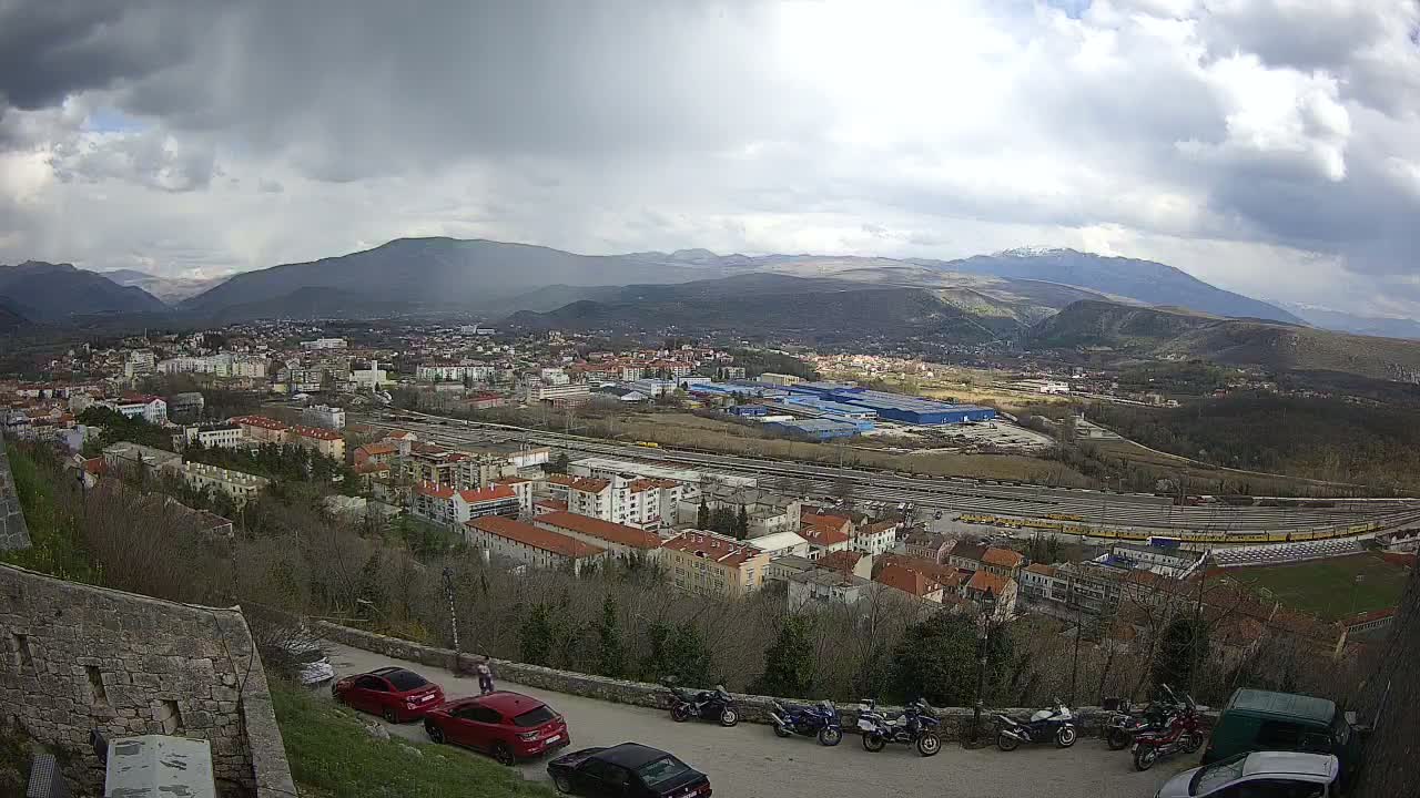 Knin  Skyline from Knin Castle Live Cam - Knin, Šibenik-Knin, Croatia