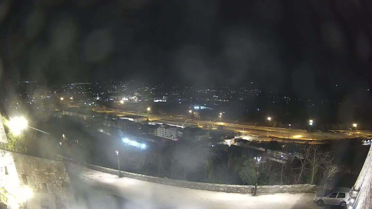 Knin  Skyline from Knin Castle Live Cam - Knin, Šibenik-Knin, Croatia