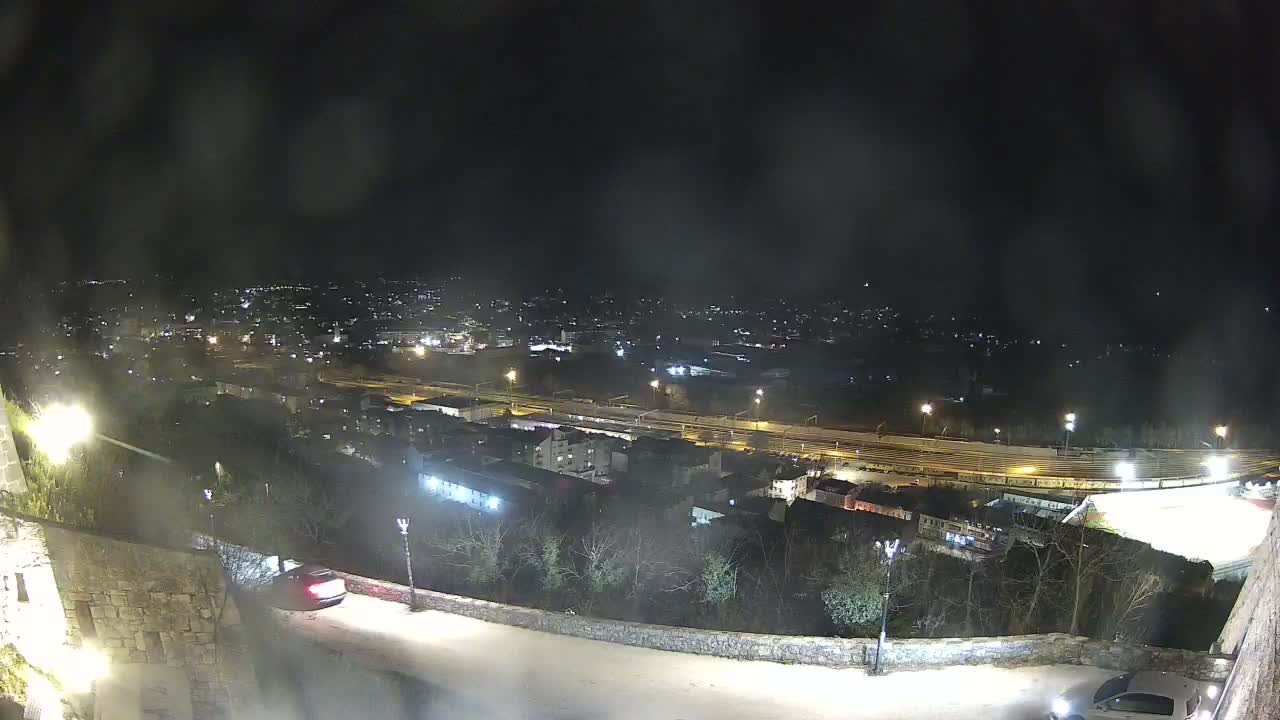 Knin  Skyline from Knin Castle Live Cam - Knin, Šibenik-Knin, Croatia