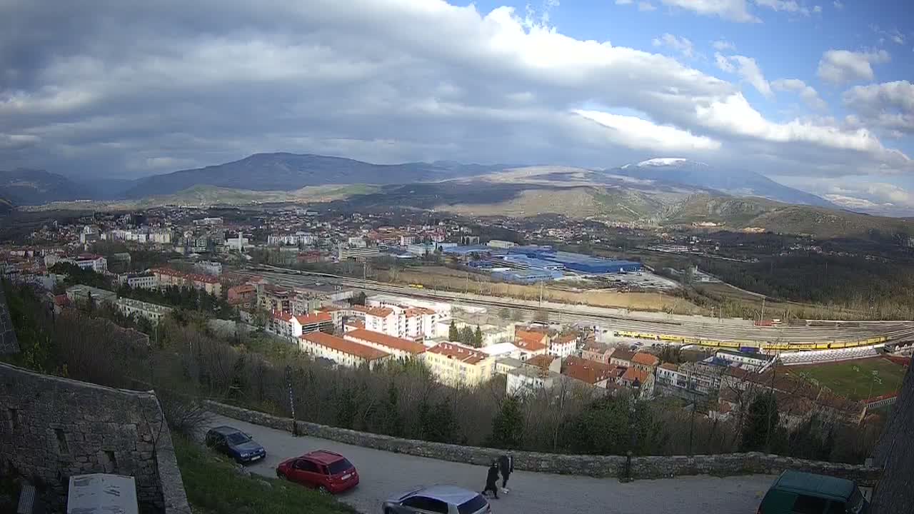 Knin  Skyline from Knin Castle Live Cam - Knin, Šibenik-Knin, Croatia