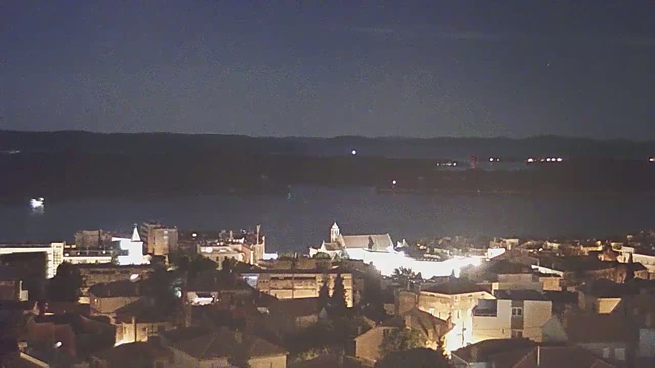 Šibenik City & Adriatic Dalmatia Coast Skyline Live Cam - Sibenik, Šibenik-Knin, Croatia