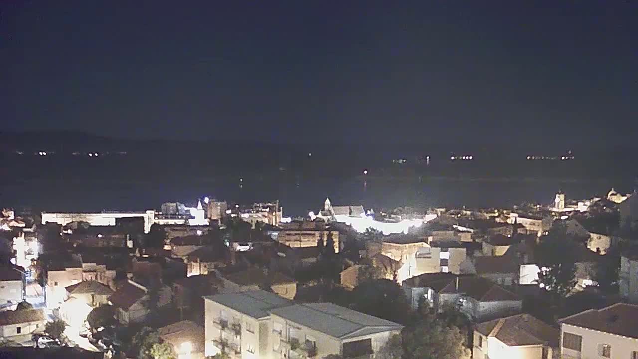 Šibenik City & Adriatic Dalmatia Coast Skyline Live Cam - Sibenik, Šibenik-Knin, Croatia