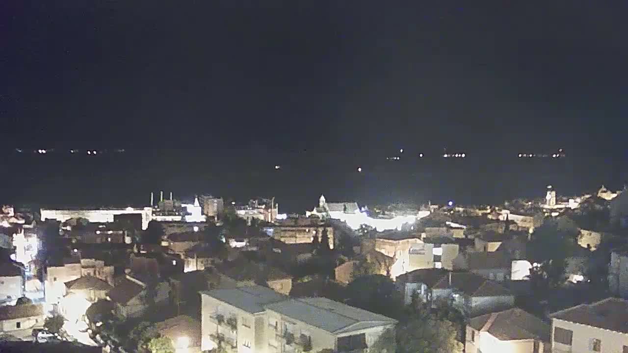 Šibenik City & Adriatic Dalmatia Coast Skyline Live Cam - Sibenik, Šibenik-Knin, Croatia