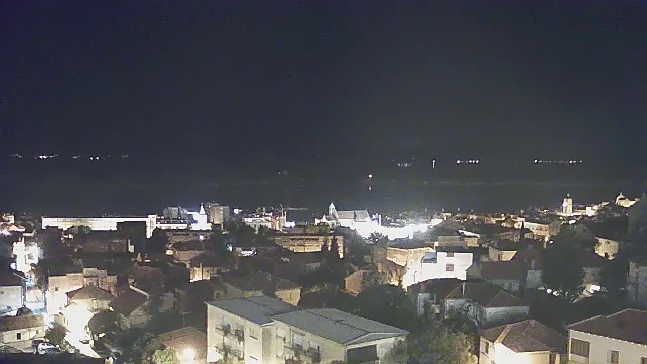Šibenik City & Adriatic Dalmatia Coast Skyline Live Cam - Sibenik, Šibenik-Knin, Croatia