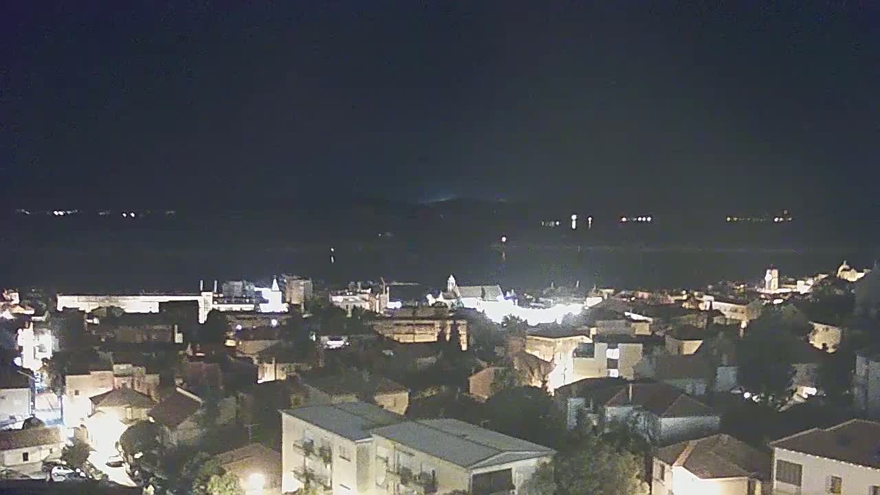 Šibenik City & Adriatic Dalmatia Coast Skyline Live Cam - Sibenik, Šibenik-Knin, Croatia