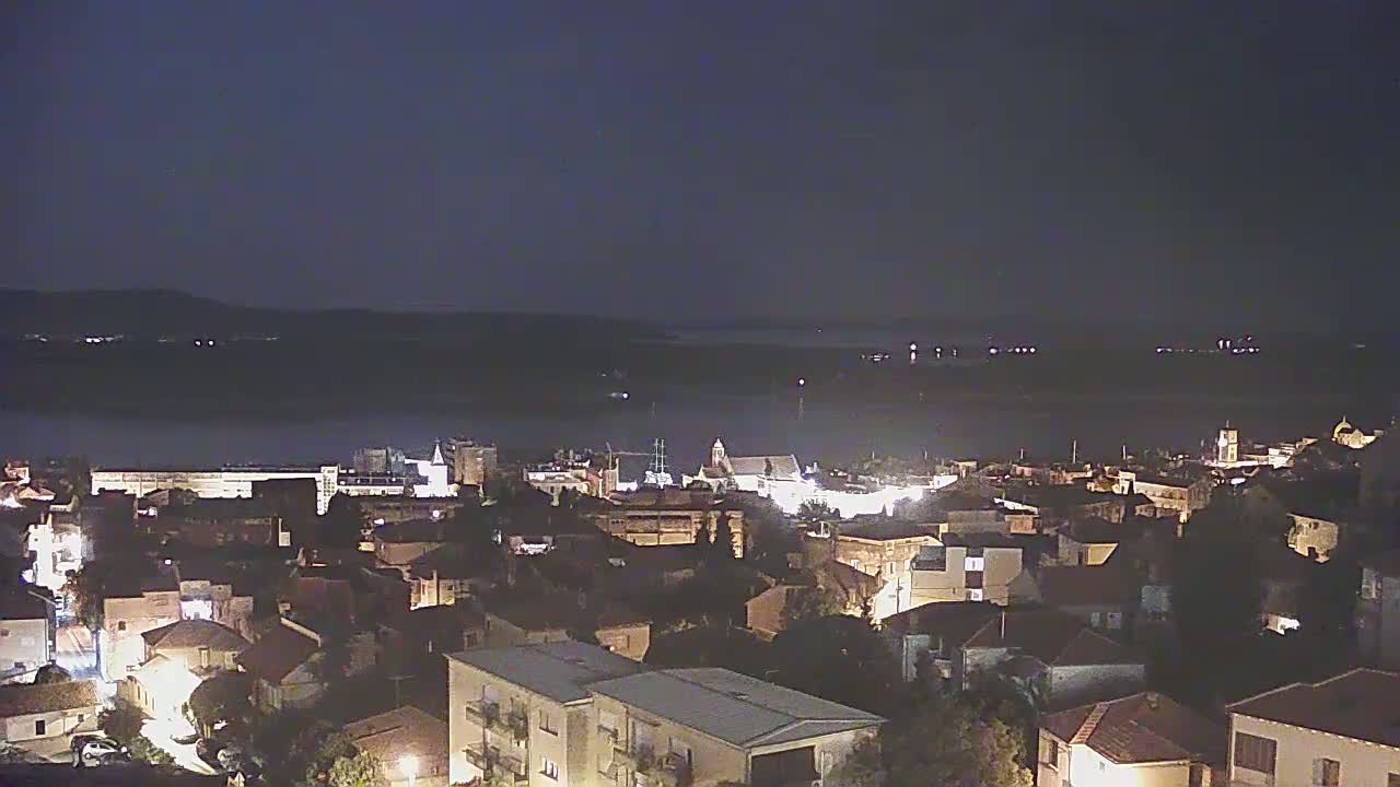 Šibenik City & Adriatic Dalmatia Coast Skyline Live Cam - Sibenik, Šibenik-Knin, Croatia