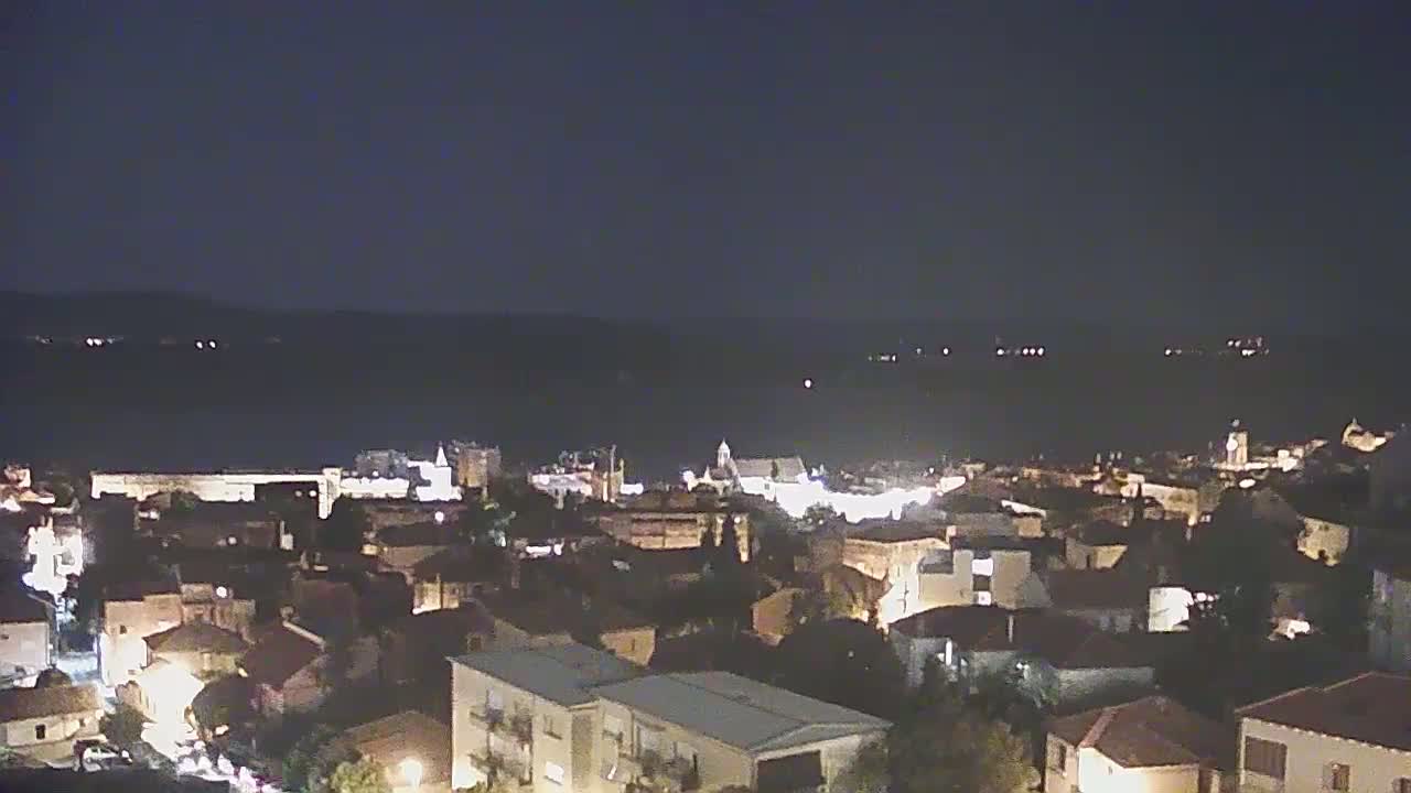 Šibenik City & Adriatic Dalmatia Coast Skyline Live Cam - Sibenik, Šibenik-Knin, Croatia