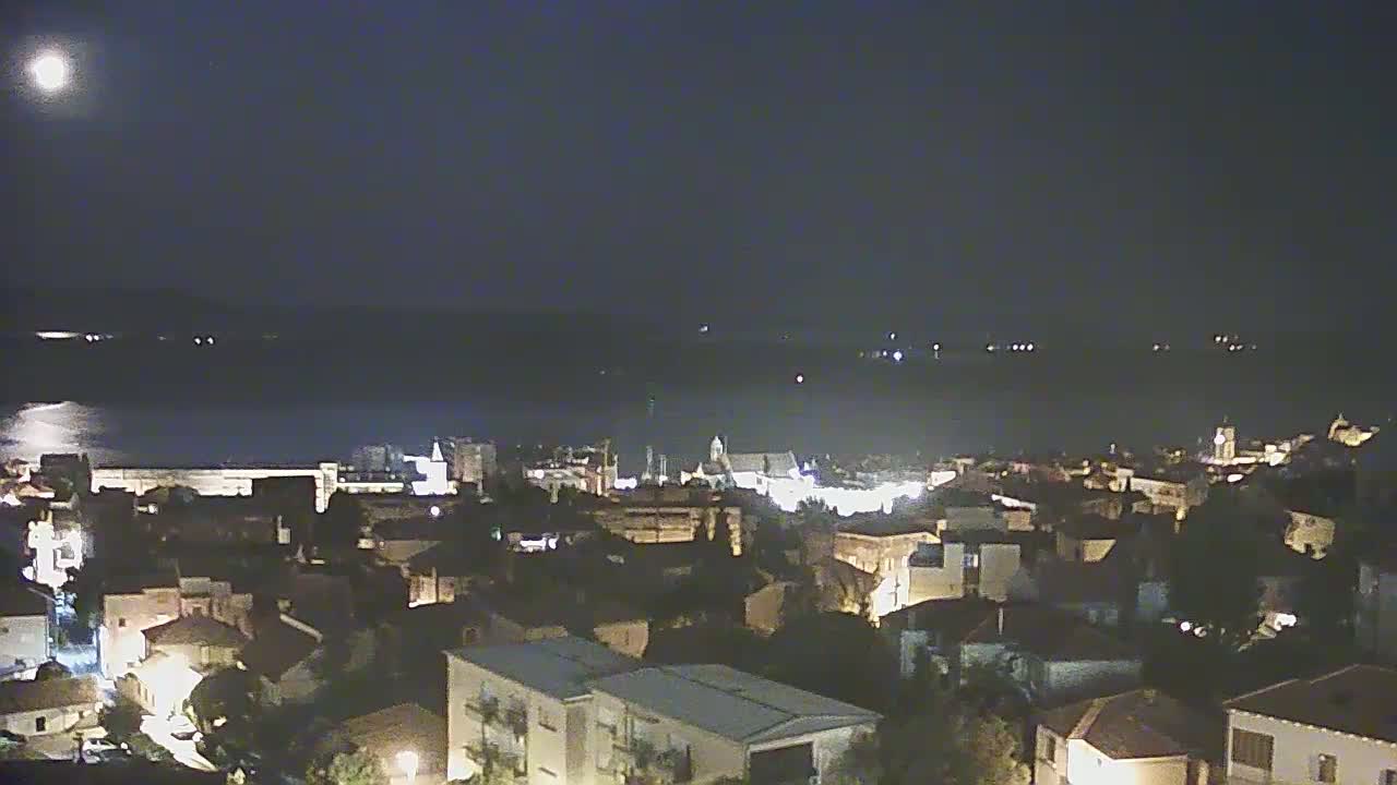 Šibenik City & Adriatic Dalmatia Coast Skyline Live Cam - Sibenik, Šibenik-Knin, Croatia