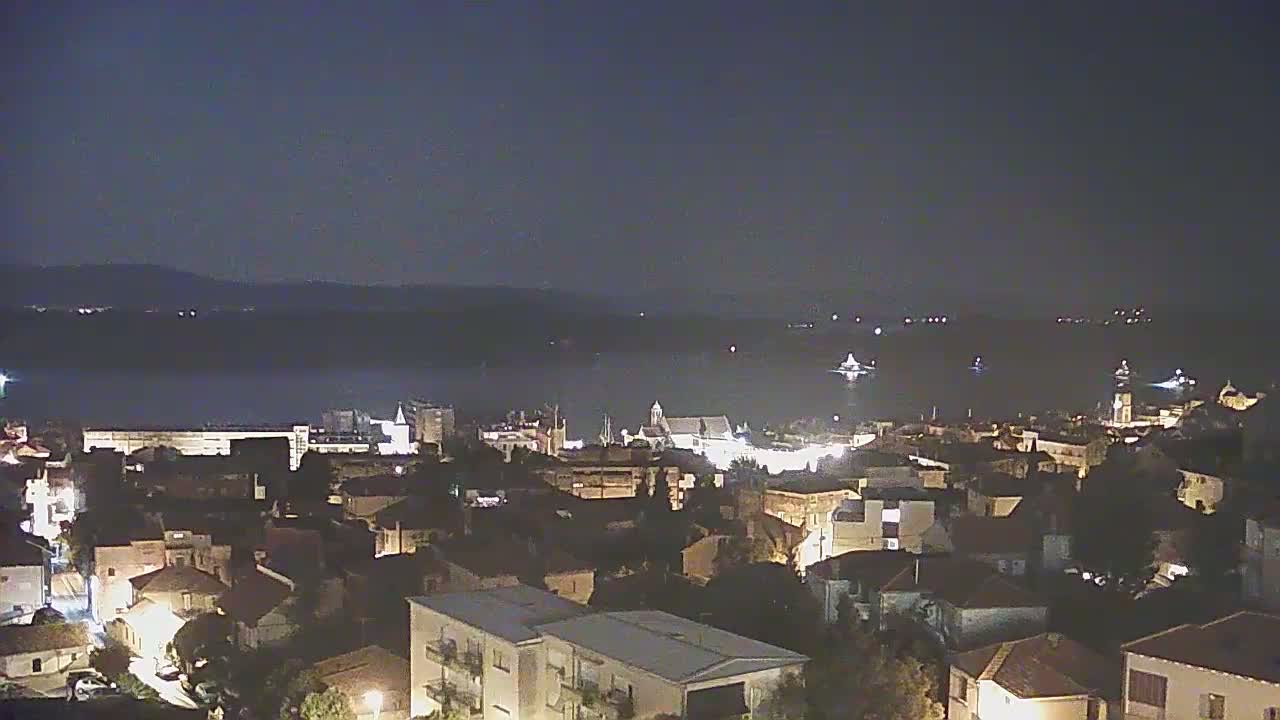 Šibenik City & Adriatic Dalmatia Coast Skyline Live Cam - Sibenik, Šibenik-Knin, Croatia