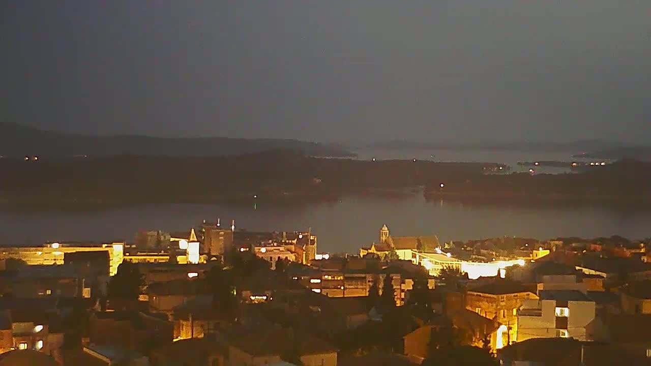 Šibenik City & Adriatic Dalmatia Coast Skyline Live Cam - Sibenik, Šibenik-Knin, Croatia