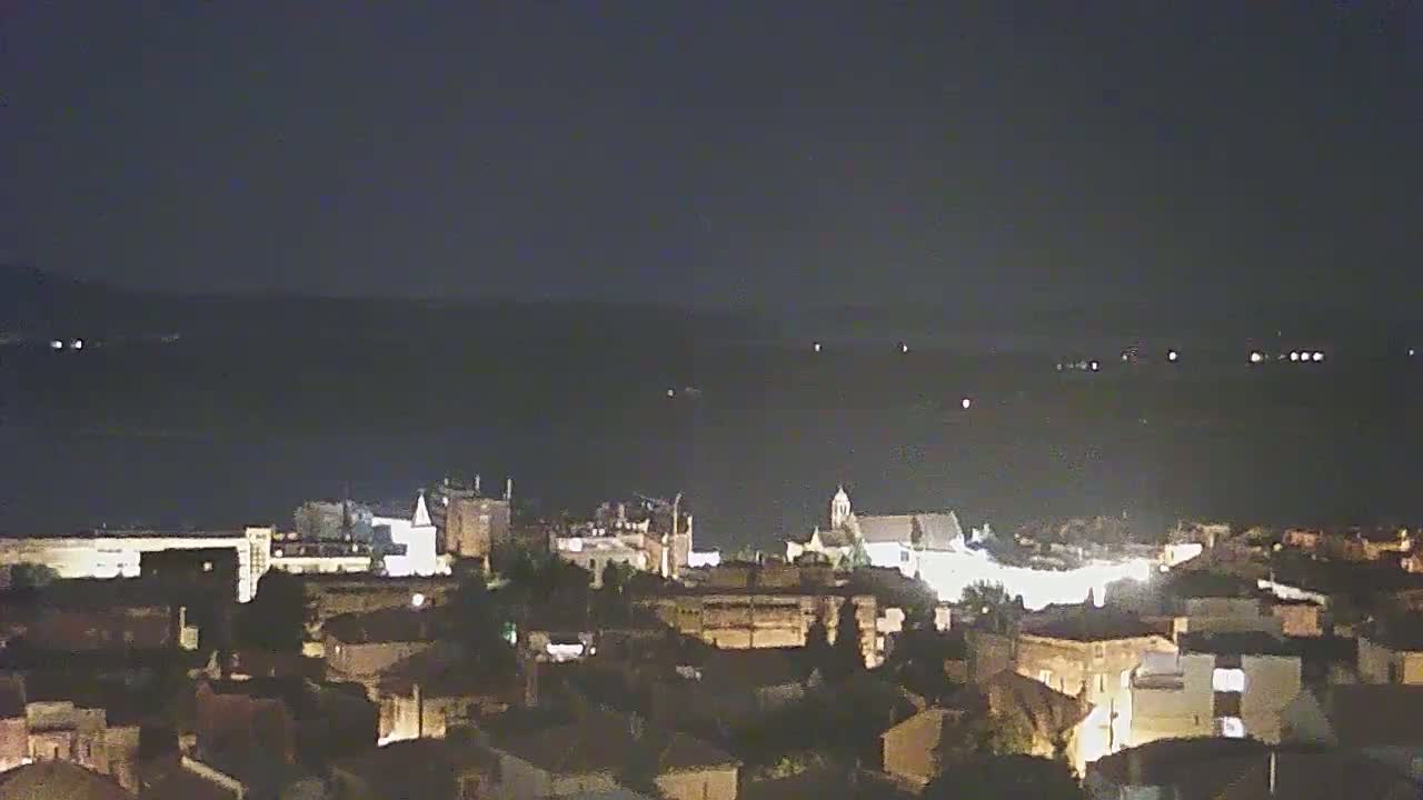 Šibenik City & Adriatic Dalmatia Coast Skyline Live Cam - Sibenik, Šibenik-Knin, Croatia