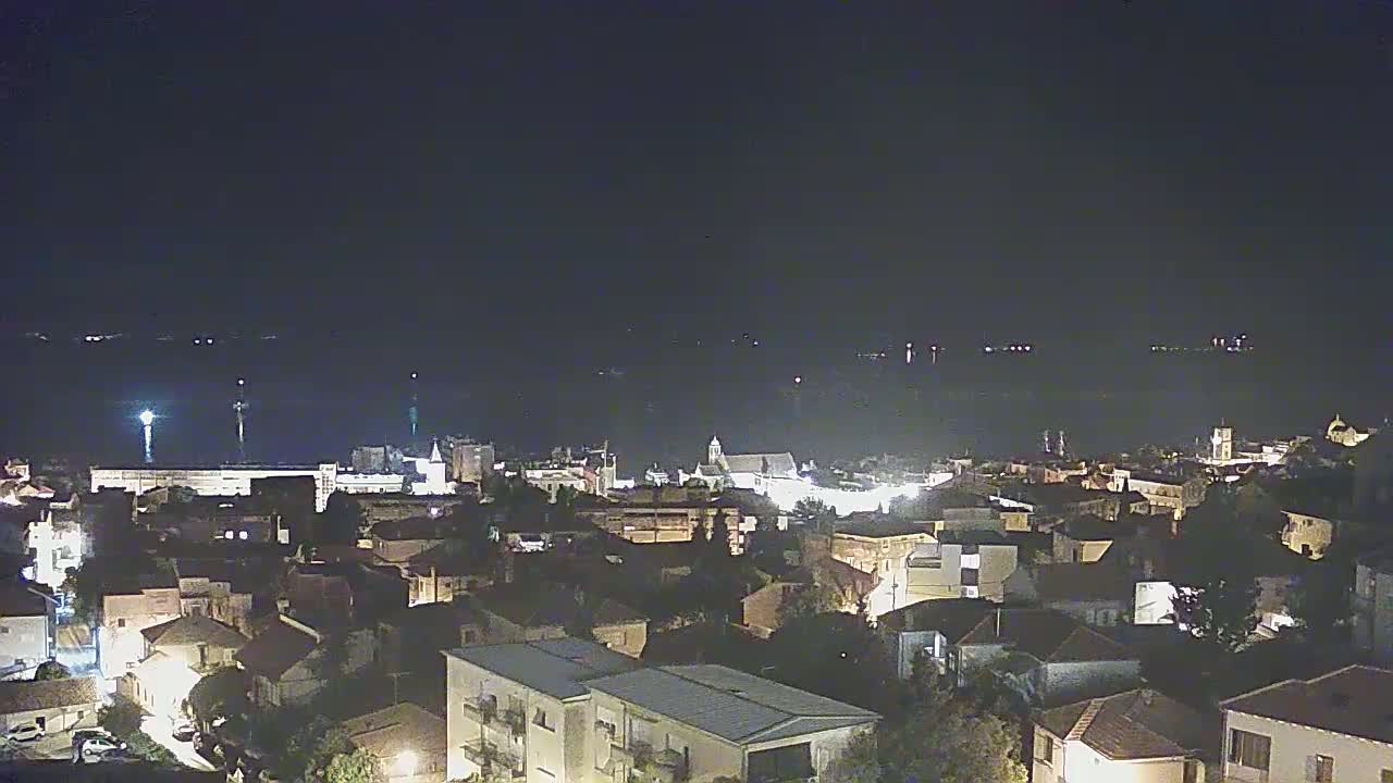 Šibenik City & Adriatic Dalmatia Coast Skyline Live Cam - Sibenik, Šibenik-Knin, Croatia