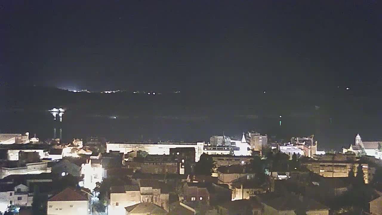 Šibenik City & Adriatic Dalmatia Coast Skyline Live Cam - Sibenik, Šibenik-Knin, Croatia