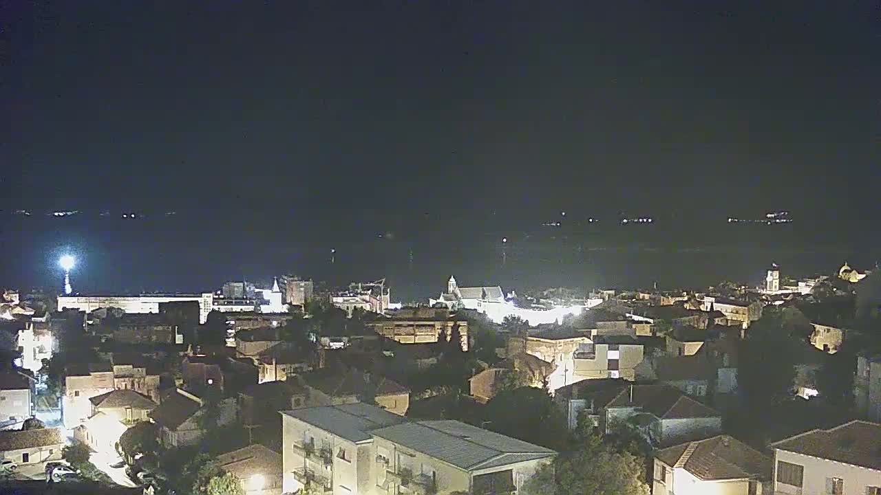 Šibenik City & Adriatic Dalmatia Coast Skyline Live Cam - Sibenik, Šibenik-Knin, Croatia