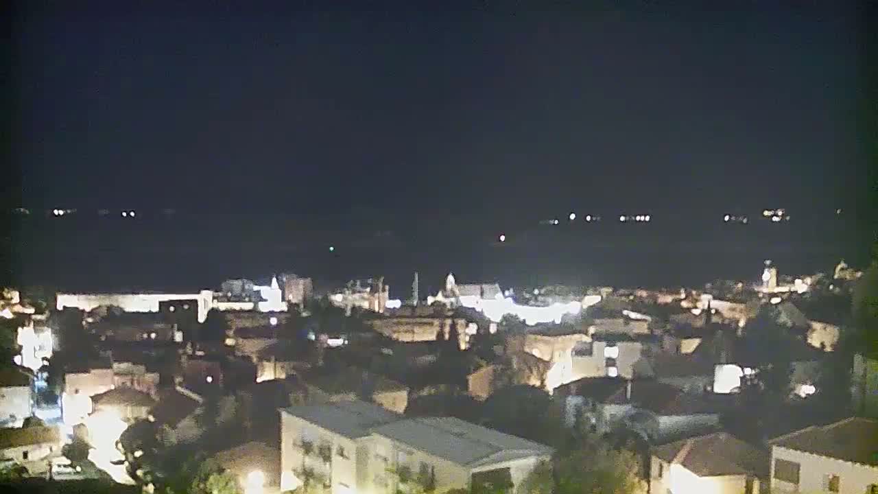 Šibenik City & Adriatic Dalmatia Coast Skyline Live Cam - Sibenik, Šibenik-Knin, Croatia
