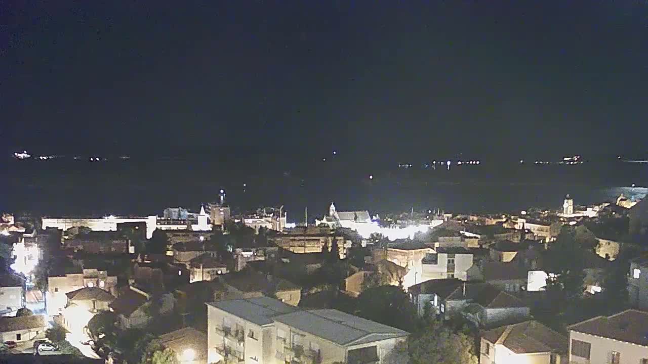 Šibenik City & Adriatic Dalmatia Coast Skyline Live Cam - Sibenik, Šibenik-Knin, Croatia