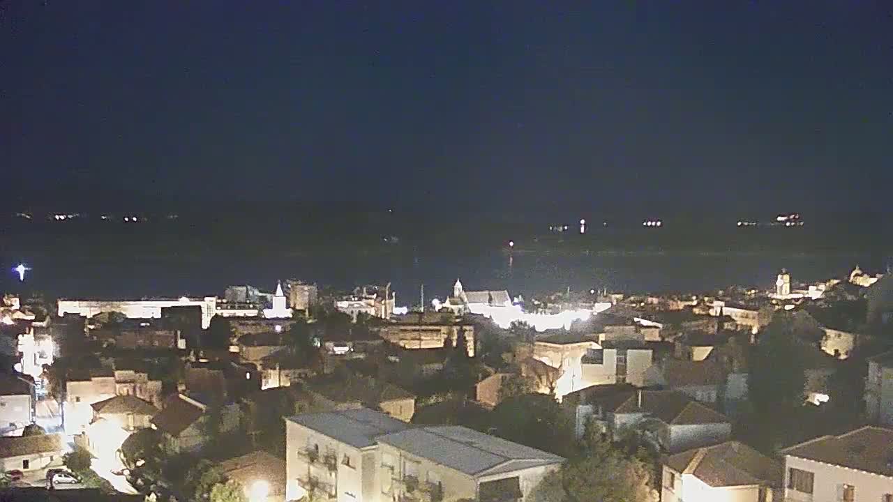 Šibenik City & Adriatic Dalmatia Coast Skyline Live Cam - Sibenik, Šibenik-Knin, Croatia