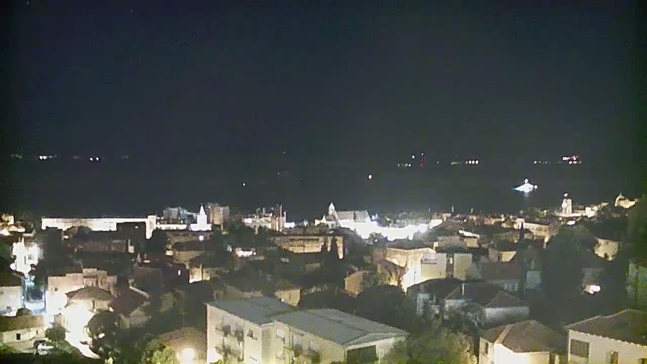 Šibenik City & Adriatic Dalmatia Coast Skyline Live Cam - Sibenik, Šibenik-Knin, Croatia