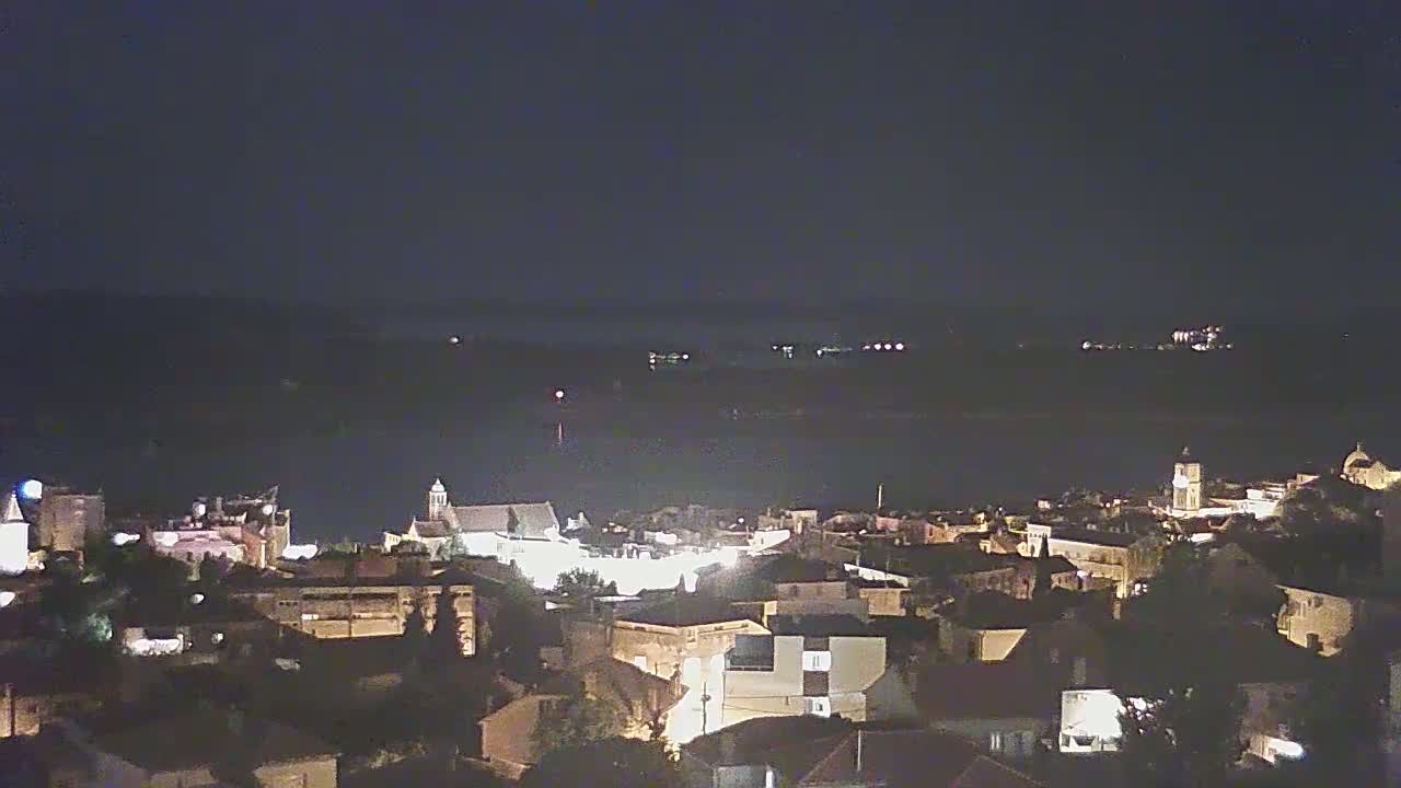 Šibenik City & Adriatic Dalmatia Coast Skyline Live Cam - Sibenik, Šibenik-Knin, Croatia