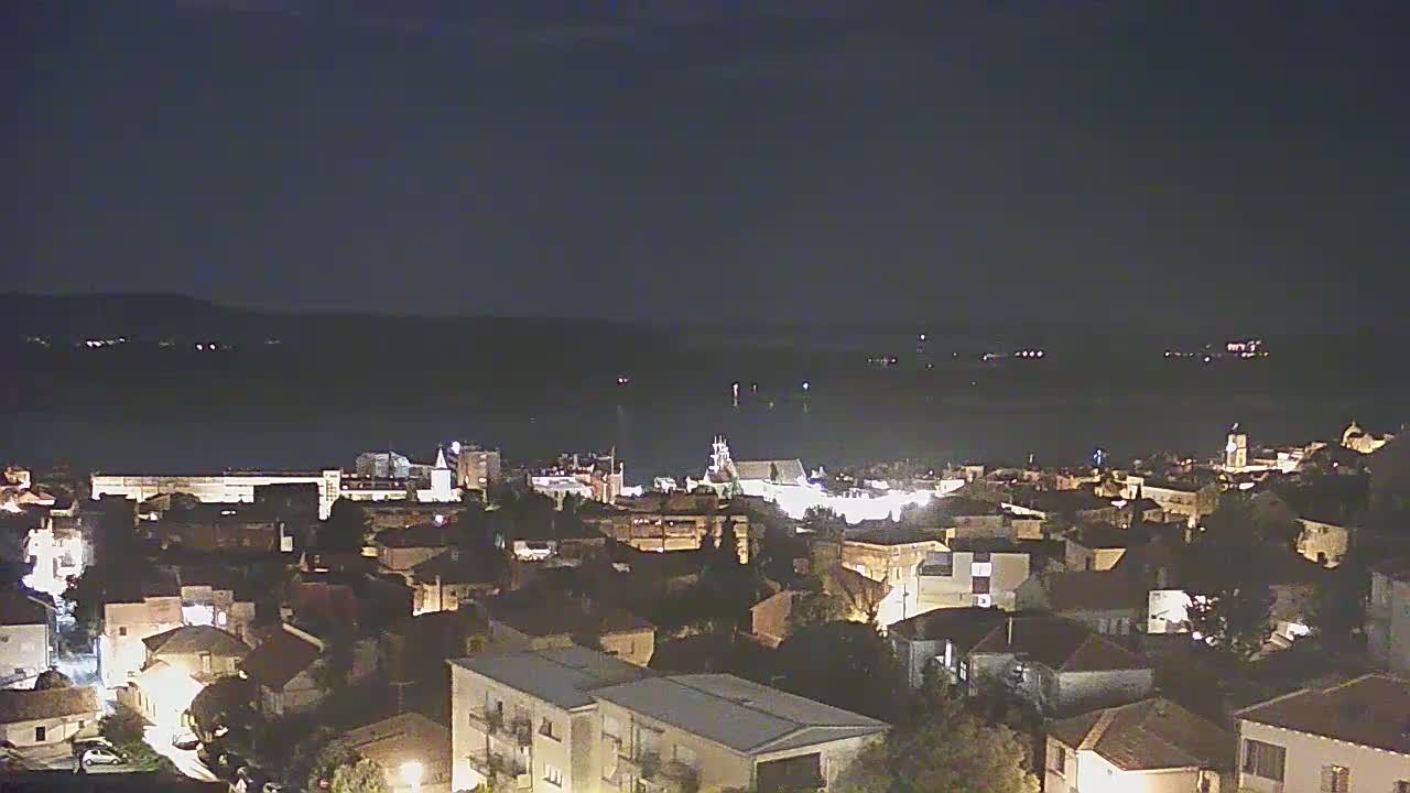 Šibenik City & Adriatic Dalmatia Coast Skyline Live Cam - Sibenik, Šibenik-Knin, Croatia