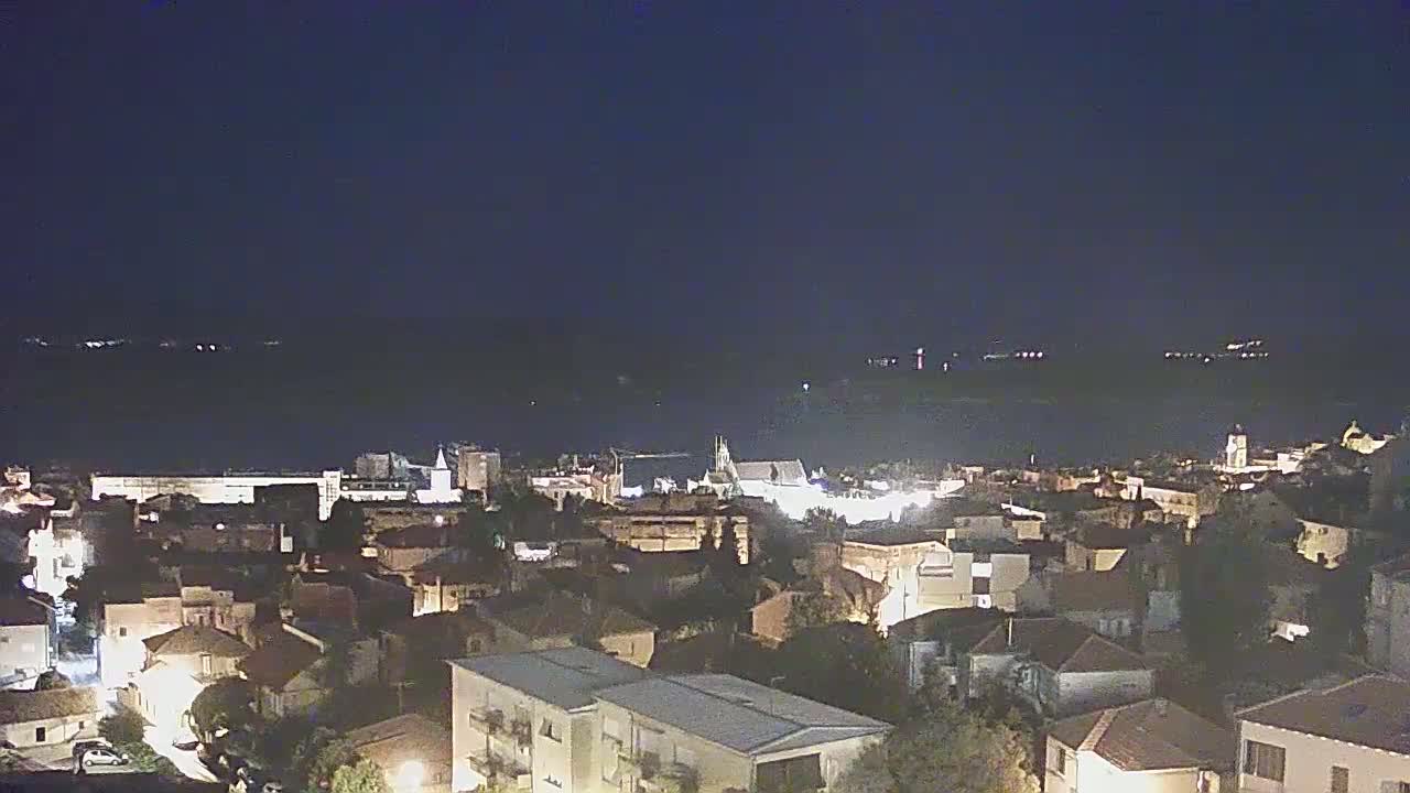 Šibenik City & Adriatic Dalmatia Coast Skyline Live Cam - Sibenik, Šibenik-Knin, Croatia