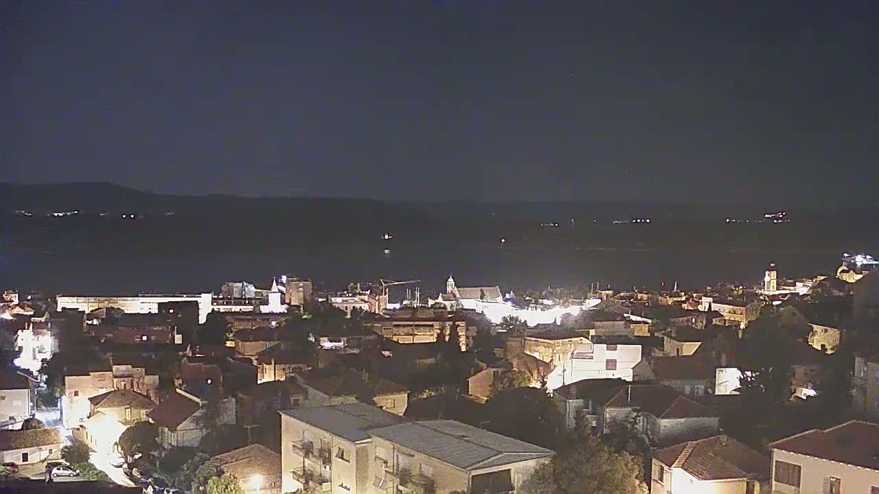 Šibenik City & Adriatic Dalmatia Coast Skyline Live Cam - Sibenik, Šibenik-Knin, Croatia