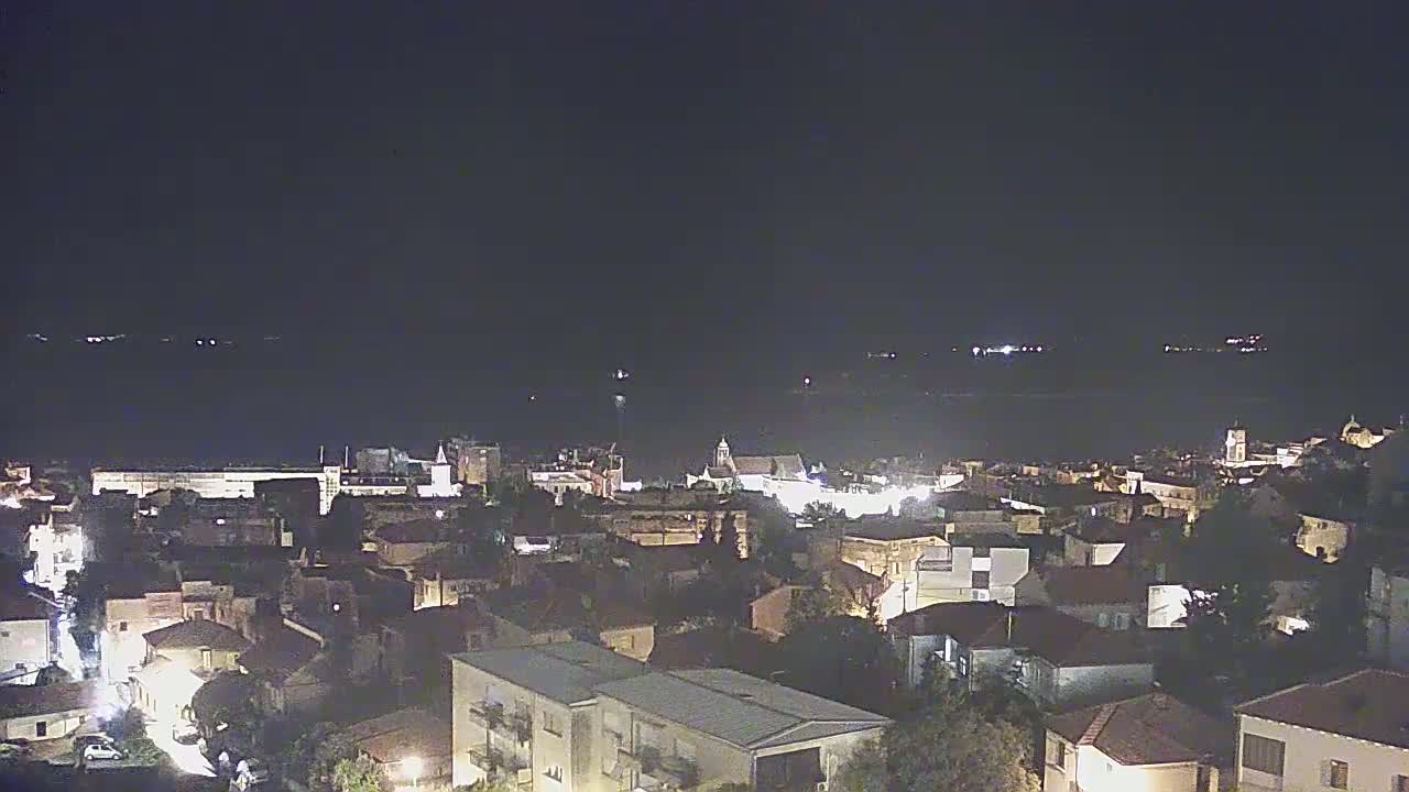 Šibenik City & Adriatic Dalmatia Coast Skyline Live Cam - Sibenik, Šibenik-Knin, Croatia