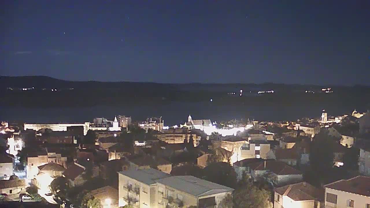 Šibenik City & Adriatic Dalmatia Coast Skyline Live Cam - Sibenik, Šibenik-Knin, Croatia