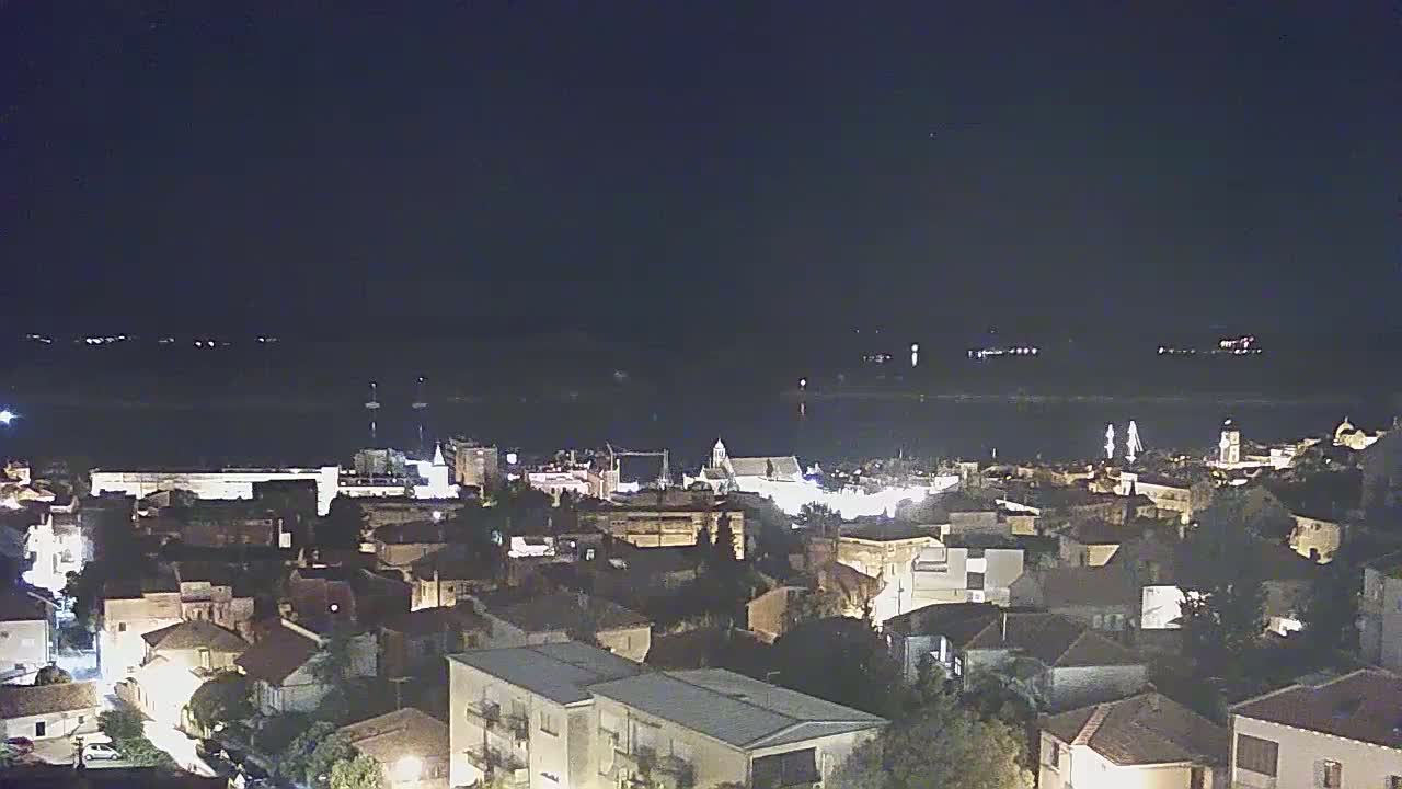 Šibenik City & Adriatic Dalmatia Coast Skyline Live Cam - Sibenik, Šibenik-Knin, Dalmatia, Croatia