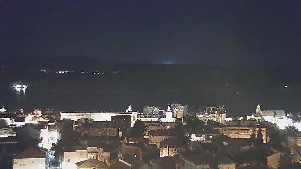 Šibenik City & Adriatic Dalmatia Coast Skyline Live Cam - Sibenik, Šibenik-Knin, Dalmatia, Croatia