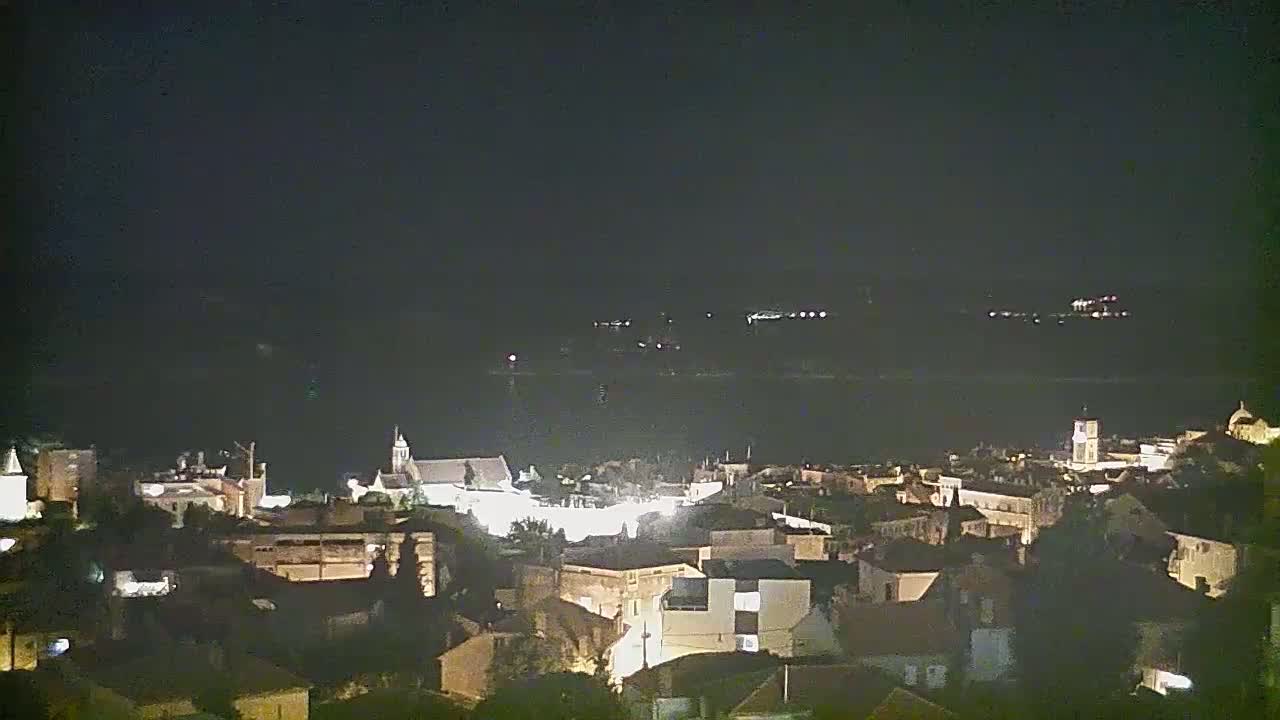 Šibenik City & Adriatic Dalmatia Coast Skyline Live Cam - Sibenik, Šibenik-Knin, Croatia
