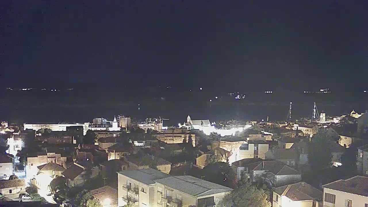 Šibenik City & Adriatic Dalmatia Coast Skyline Live Cam - Sibenik, Šibenik-Knin, Croatia