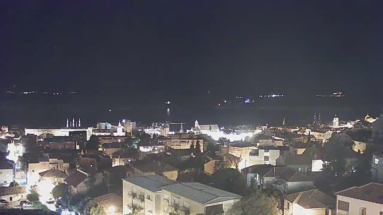 Šibenik City & Adriatic Dalmatia Coast Skyline Live Cam - Sibenik, Šibenik-Knin, Croatia