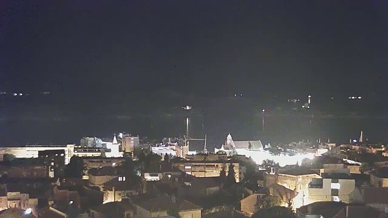 Šibenik City & Adriatic Dalmatia Coast Skyline Live Cam - Sibenik, Šibenik-Knin, Croatia