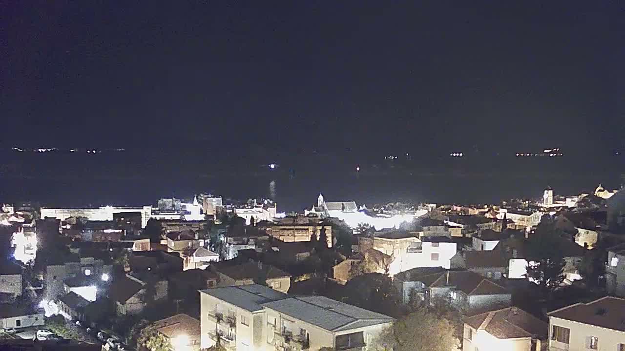 Šibenik City & Adriatic Dalmatia Coast Skyline Live Cam - Sibenik, Šibenik-Knin, Croatia