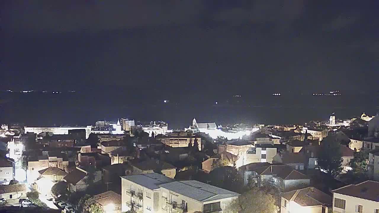 Šibenik City & Adriatic Dalmatia Coast Skyline Live Cam - Sibenik, Šibenik-Knin, Croatia