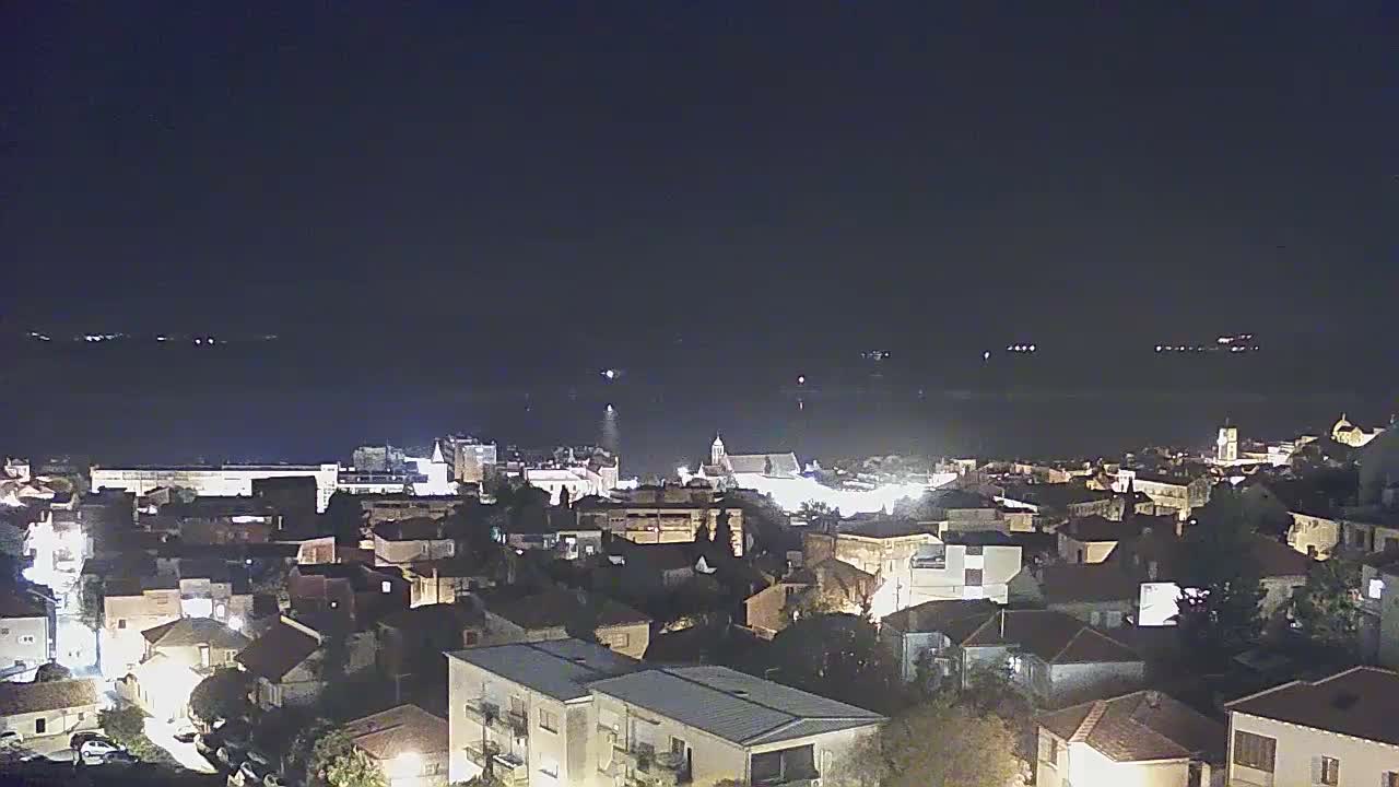 Šibenik City & Adriatic Dalmatia Coast Skyline Live Cam - Sibenik, Šibenik-Knin, Croatia