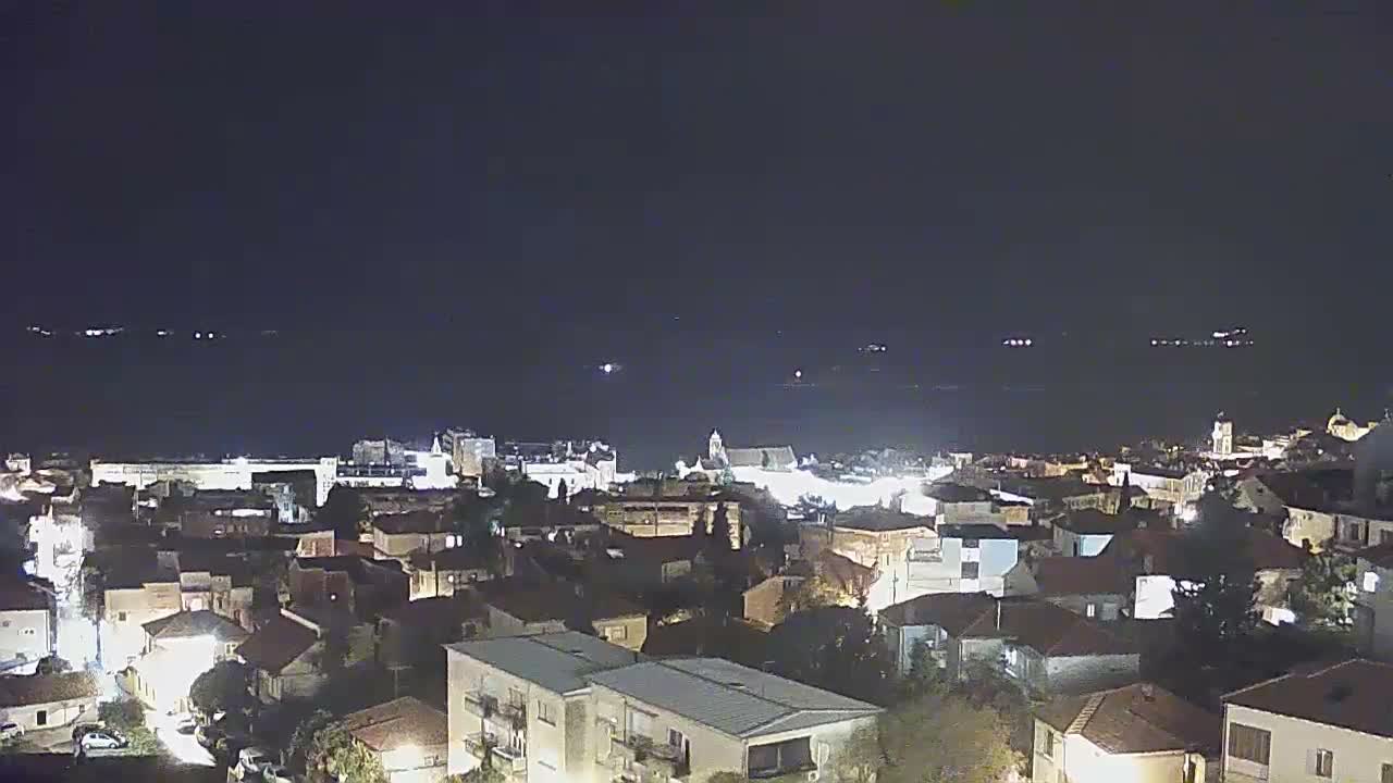 Šibenik City & Adriatic Dalmatia Coast Skyline Live Cam - Sibenik, Šibenik-Knin, Dalmatia, Croatia